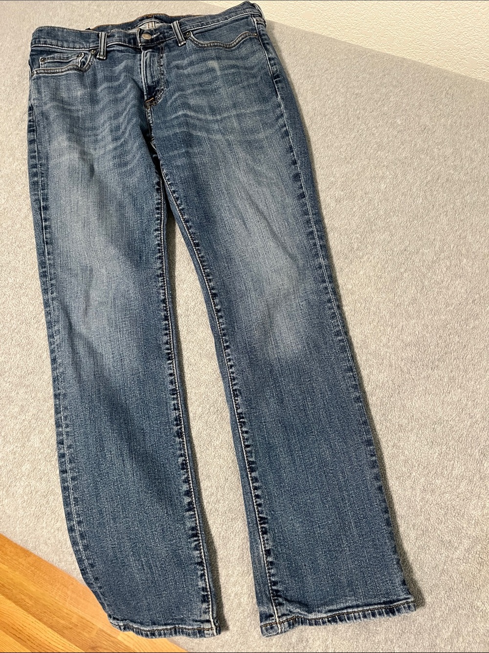 Abercrombie And Fitch Kennan Straight Jeans Mens Size 31 Stretch